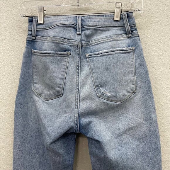 Abercrombie & Fitch Curve Love Skinny Ankle High Rise Button Fly Jeans Womens 26 - Picture 5 of 8